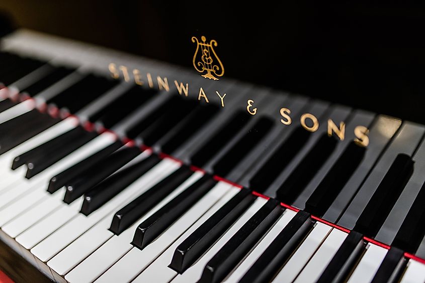  Portrait of a world class Steinway and Sons. Editorial credit: Eleni Mavrandoni / Shutterstock.com