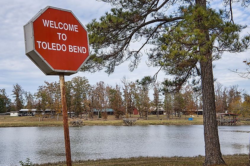 Camps at Toledo Bend Reservoir in Louisiana