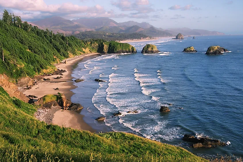 Crescent Beach at Ecola State Park, Oregon.