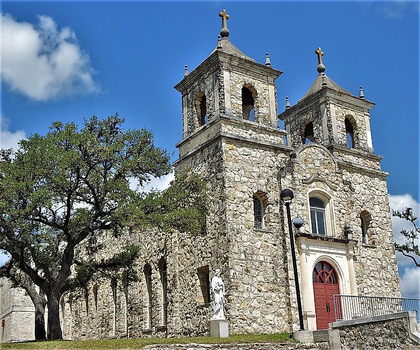 St. Peter the Apostle Catholic Church in Boerne, Texas. Editorial credit: DoubleR- Photos / Shutterstock.com