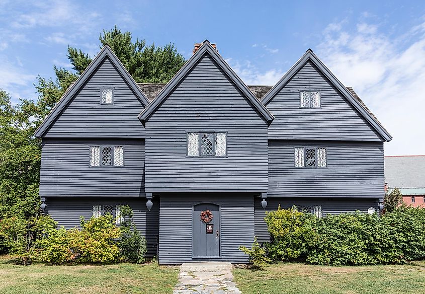 The architecturally significant Witch House in Salem, Massachusetts.