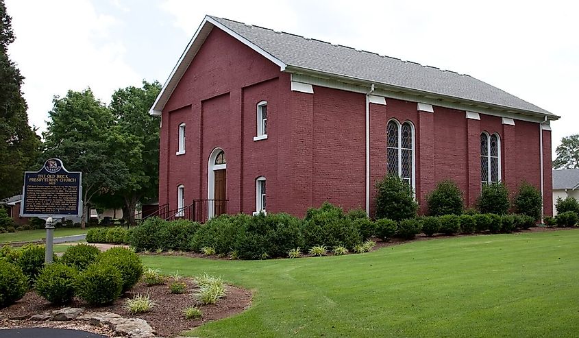 Old Brick Presbyterian Church, 260 Mount Pleasant Road, Muscle Shoals, Alabama