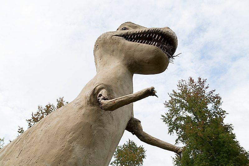 Dinosaur Park in Mountainburg, Arkansas.