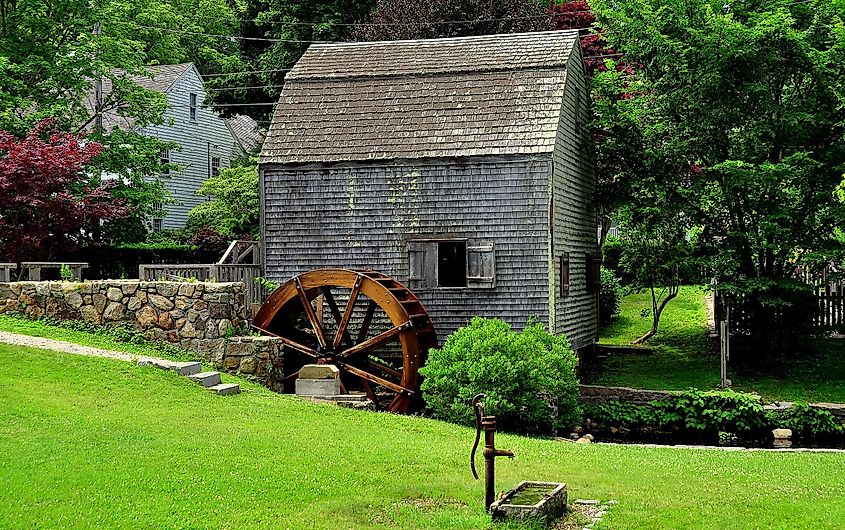 Dexter's Grist Mill in Sandwich, Massachusetts.