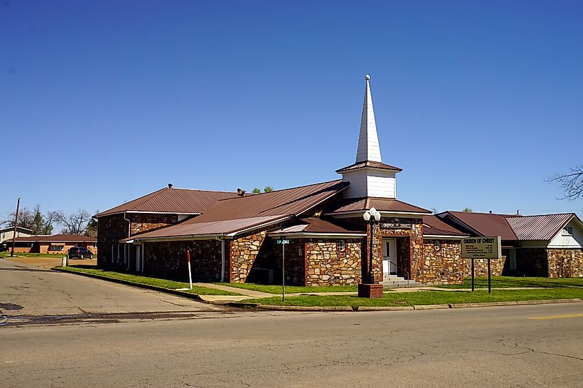 Fourth and Jackson Church of Christ in Hugo, Oklahoma