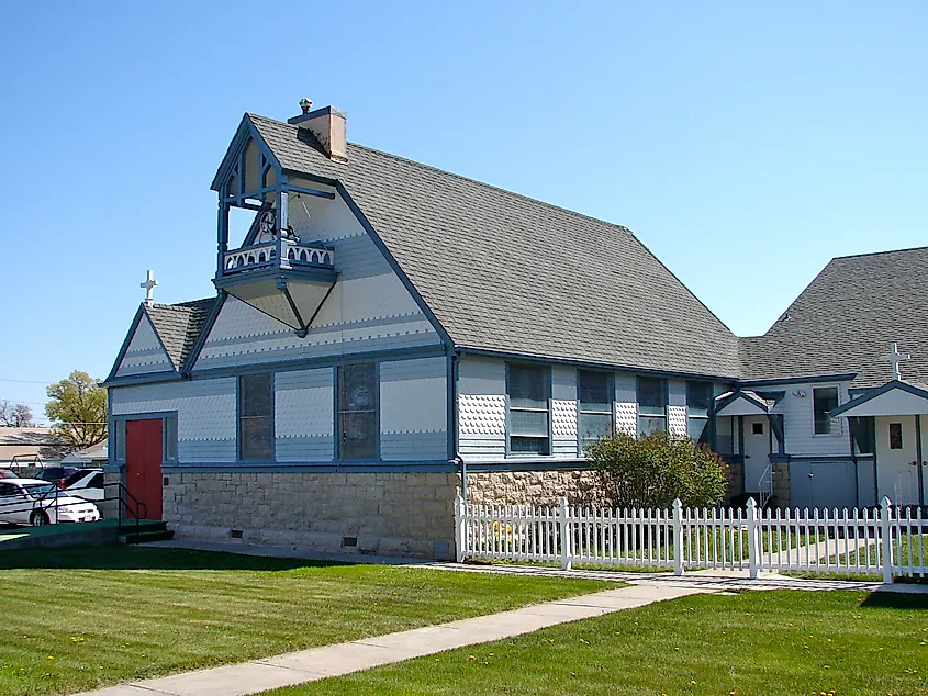 Christ Episcopal Church in Sidney, Nebraska.