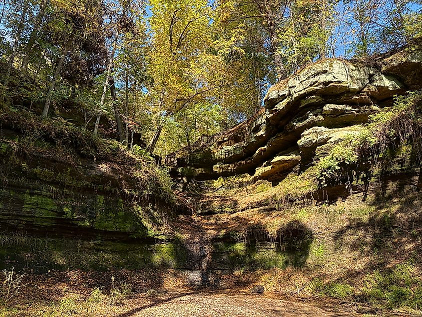 Inside the Devils Punchbowl, Wisconsin.