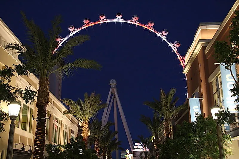 The Las Vegas High Roller, the tallest Ferris wheel in the world