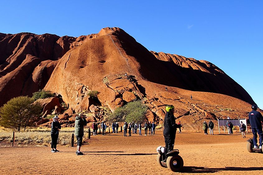 Yulara tourists