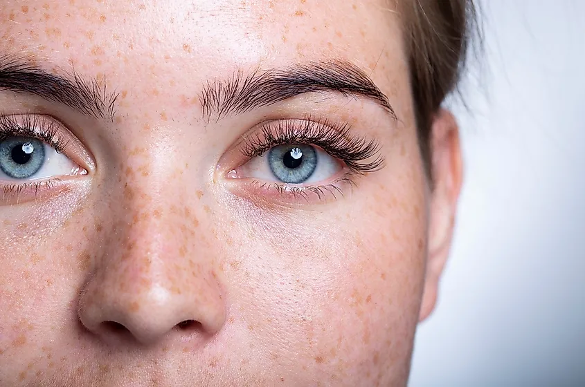 Woman With Blue Eyes 