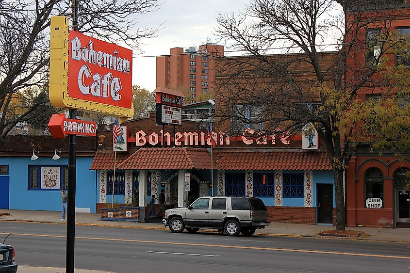 The Bohemian Cafe, South 13th Street.