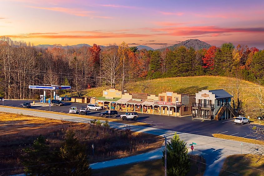 Long Creek, South Carolina, in fall