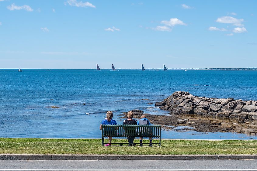 Brenton Point State Park in Newport, Rhode Island.