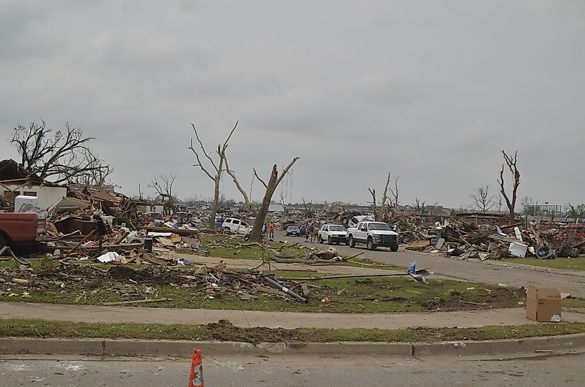 Tornadoes in Tornado Alley