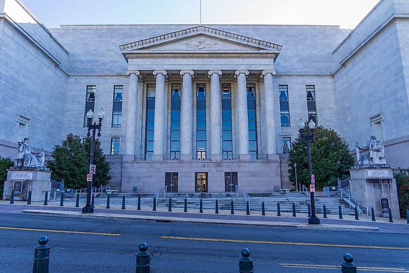 Rayburn House Office Building in Washington, DC. Via Shutterstock / The Eternal Panda