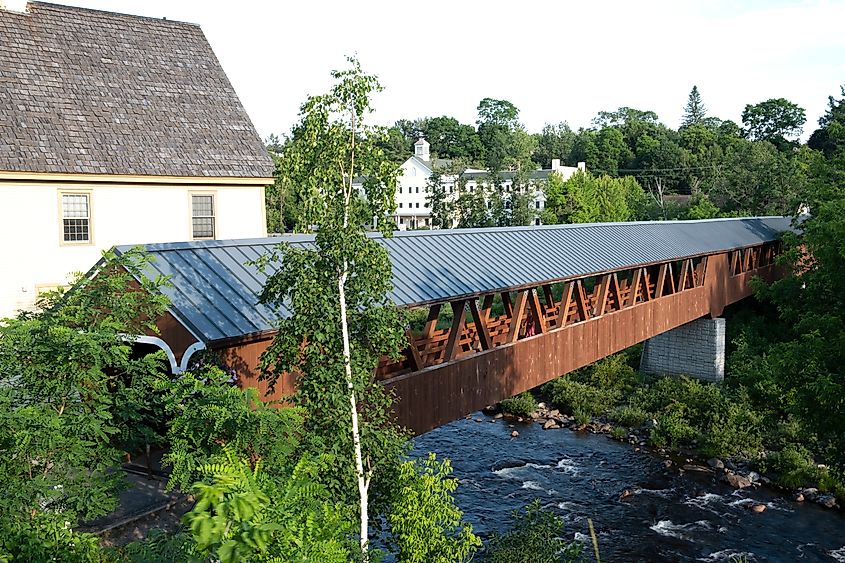 Covered Bridge, Littleton, New Hampshire, USA.