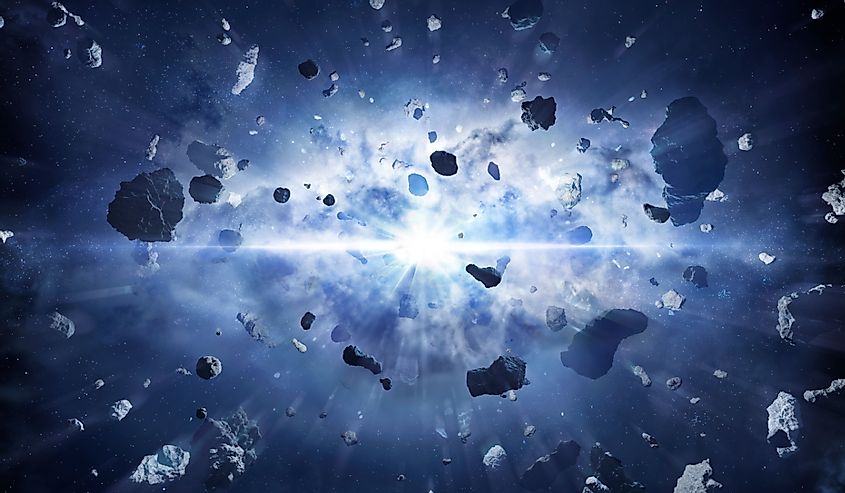 Big Bang Explosion, Time Warp In Universe, Contain 3d Rendering