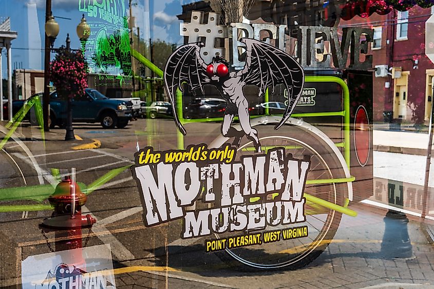 The Mothman Museum in Point Pleasant, West Virginia