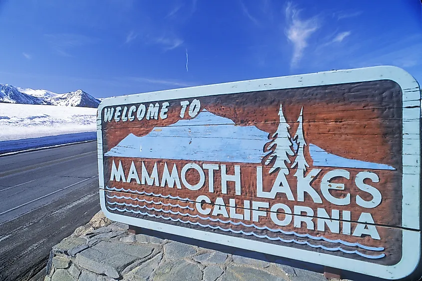 Mammoth Lakes, California, in the Eastern Sierra.