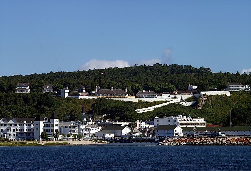 Fort Mackinac on Mackinac Island, Michigan.