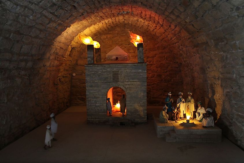 Ateshgah Fire Temple  near Baku, Capital of Azerbaijan