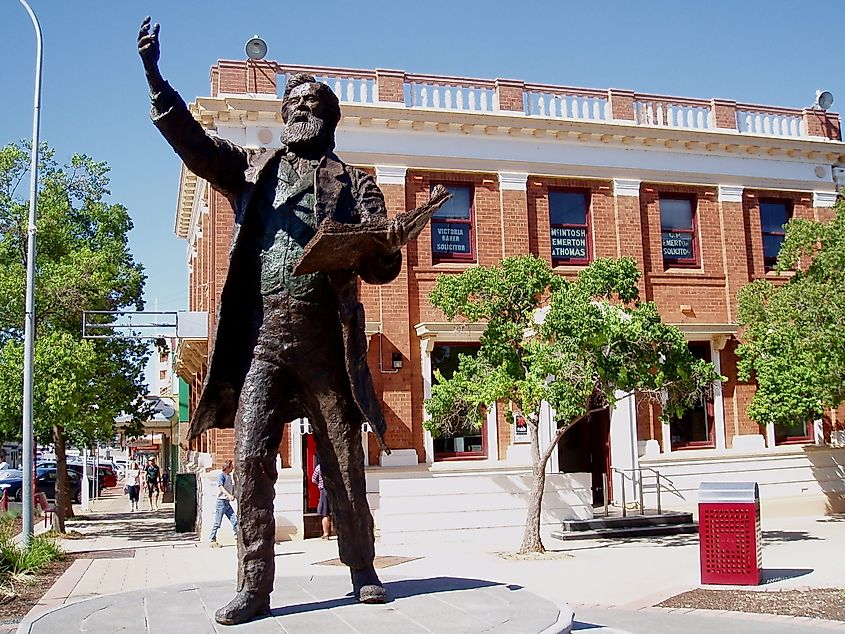Sir Henry Parkes in Parkes, New South Wales.