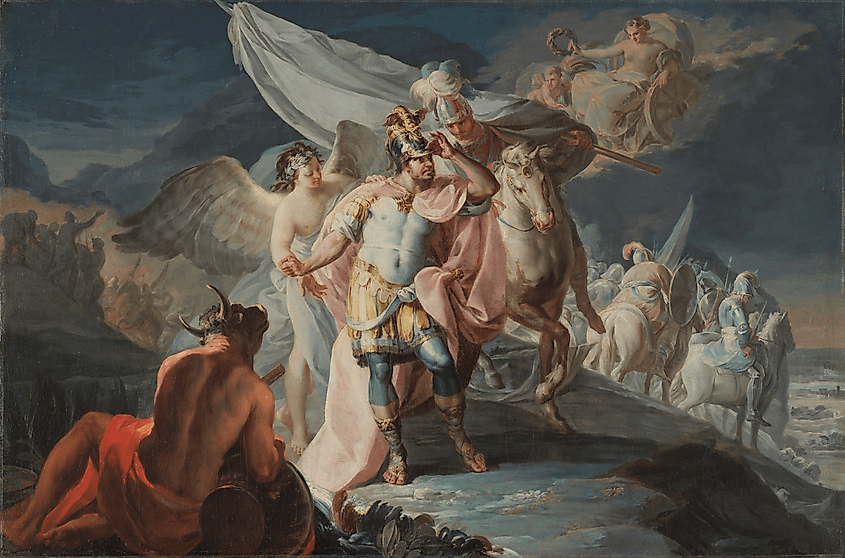 The Victorious Hannibal Seeing Italy from the Alps for the First Time