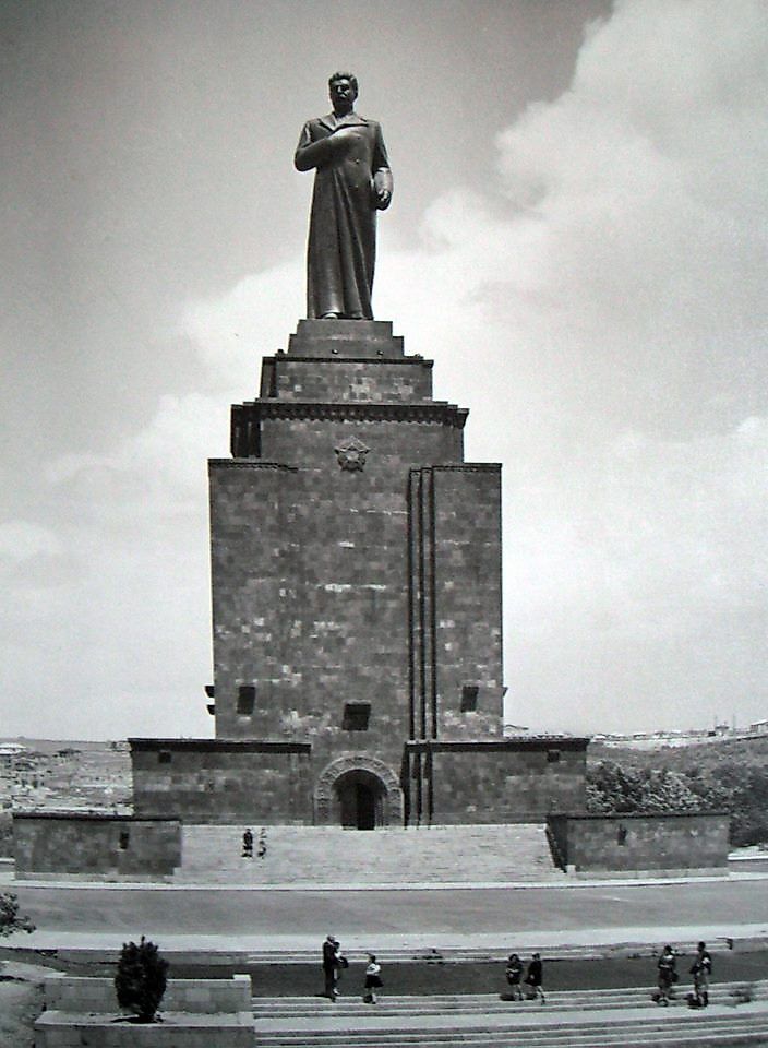 The Statue of Stalin in Yerevan was removed in 1962 and replaced by Mother Armenia in 1967.