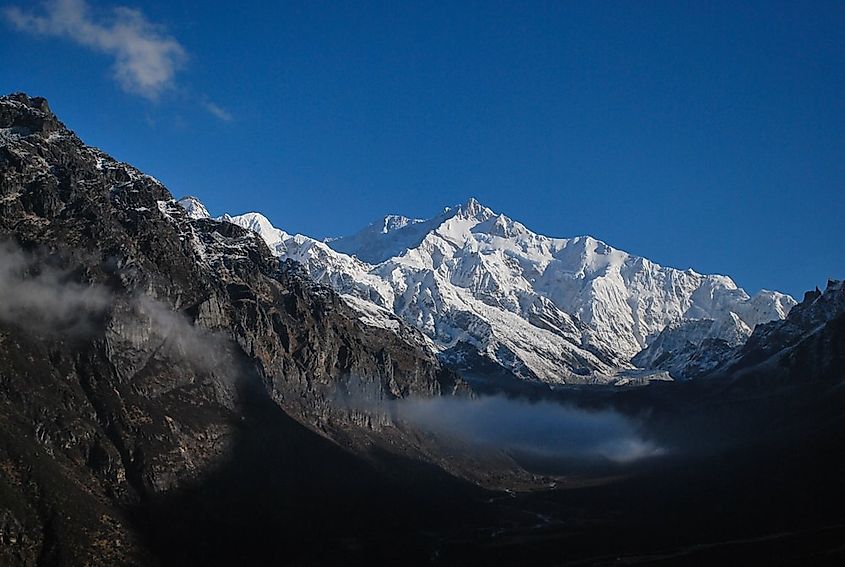 Kanchenjunga on the Nepal-India border.