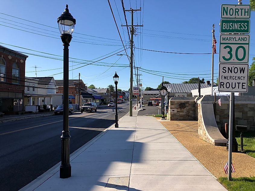 Downtown Hampstead, Maryland