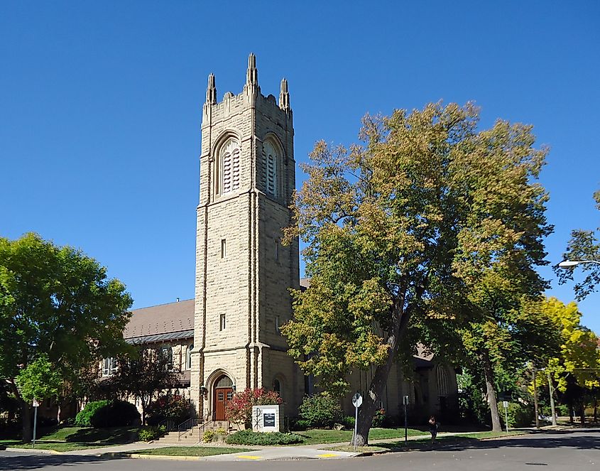 First Congregational Church located in Eau Claire, Wisconsin.