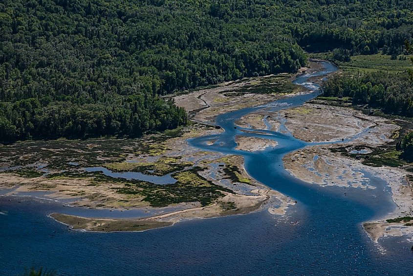 Saguenay Fjord in Quebec, Canada