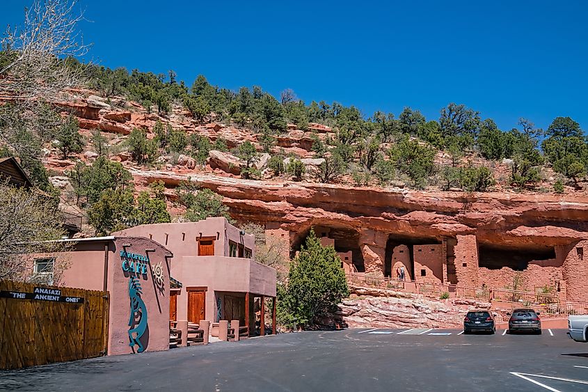 The Manitou Cliff Dwellings Museum in Manitou Springs, Colorado.