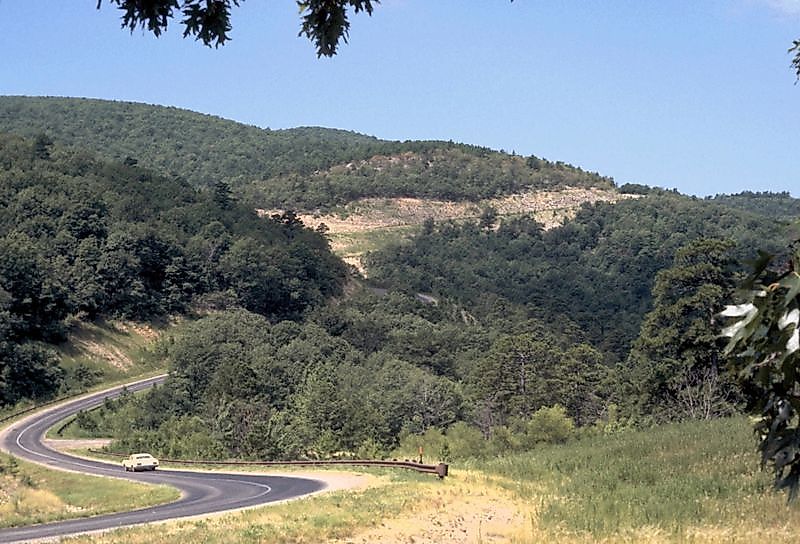 Mountain Gateway Scenic Byway in Oklahoma.
