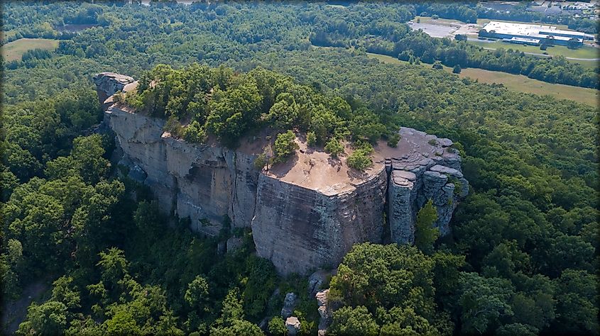 Sugarloaf mountain in Heber Springs, Arkansas.