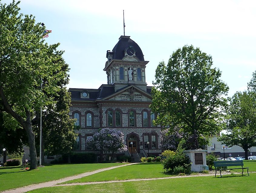 Chippewa County Courthouse, Sault Ste. Marie, Michigan.