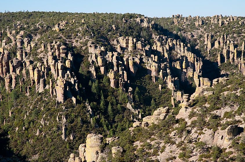 View of rock formations from Massai Point nature trail. Credit: Zack Frank/Shutterstock.com