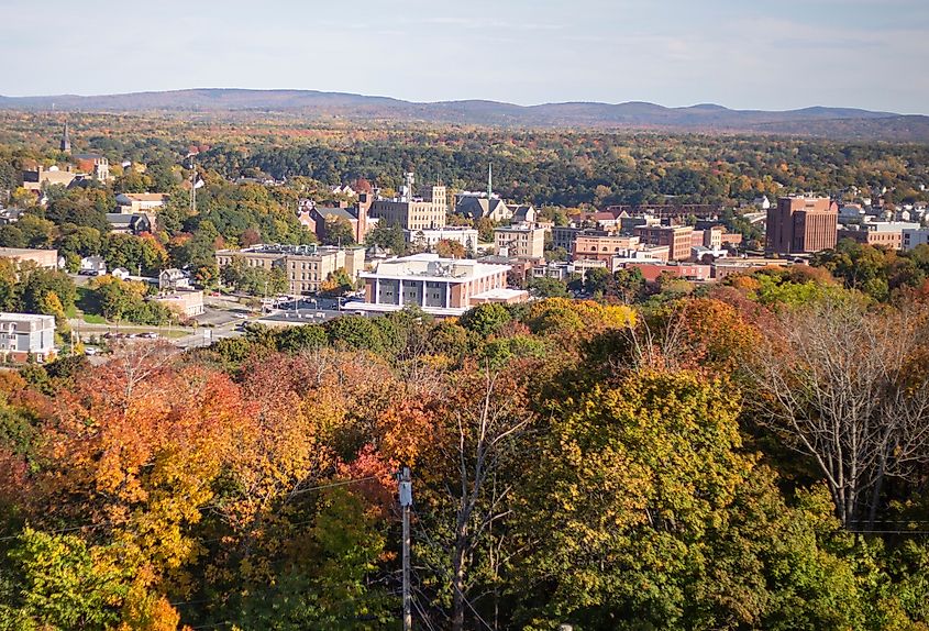 Overlooking Bangor, Maine.