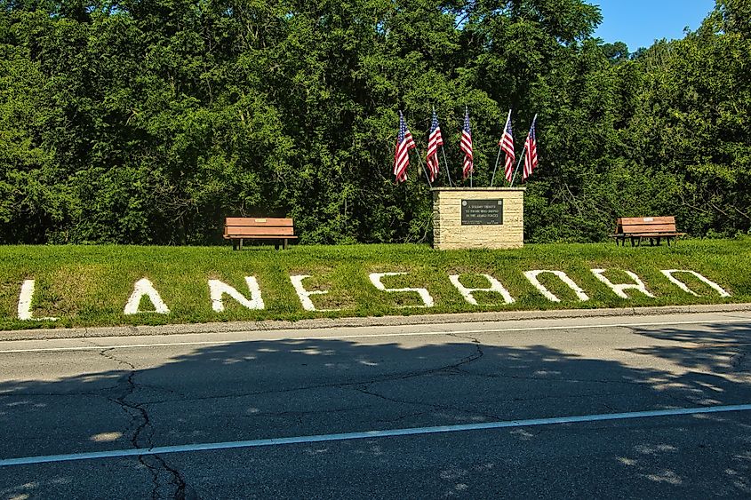 A beautiful summer day in Lanesboro, Minnesota