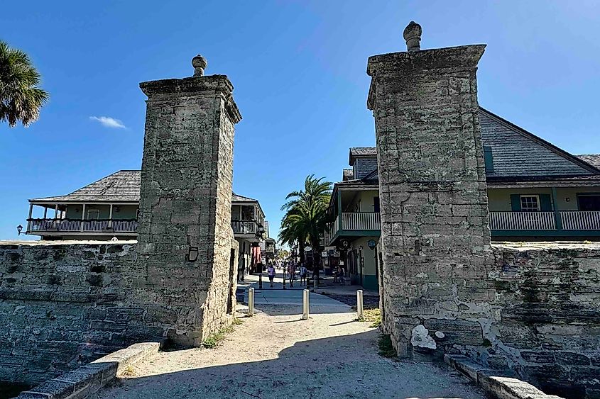 St Augustine City Gates Image credit Bryan Dearsley