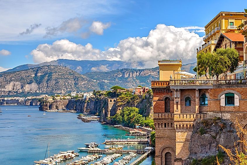 Coast of Sorrento, Italy.