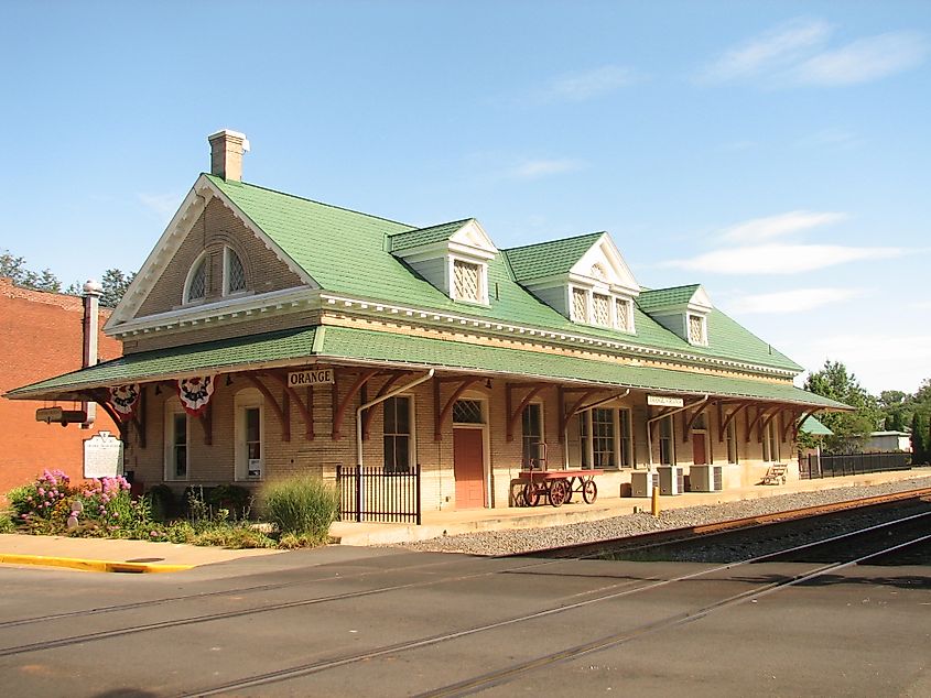Visitor Center in Orange, Virginia.