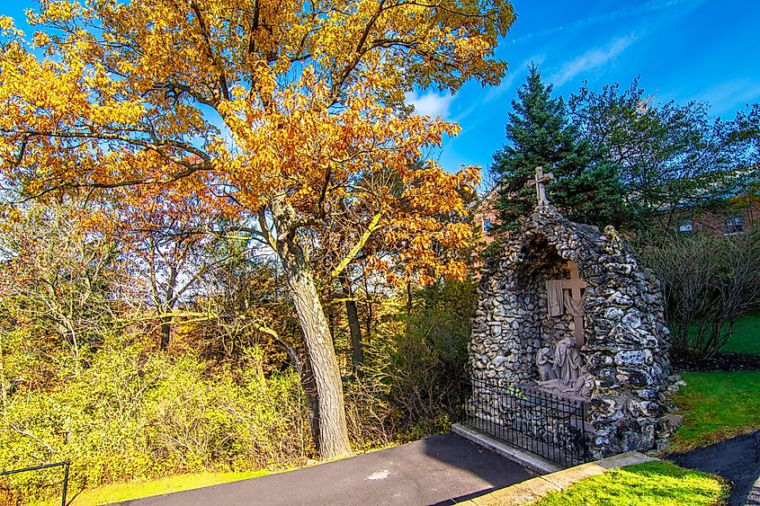 Holy Hill - Basilica and National Shrine of Mary Help of Christians in Wisconsin of USA