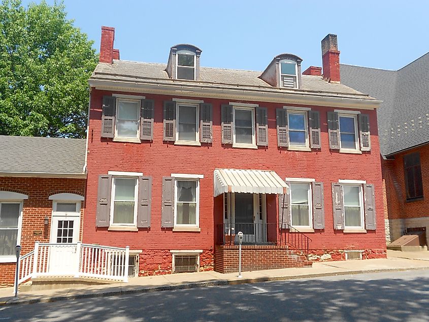 House near the courthouse in Mifflintown, Pennsylvania.