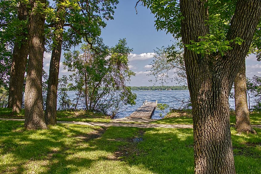 Gull Point State Park near Okoboji, Iowa.