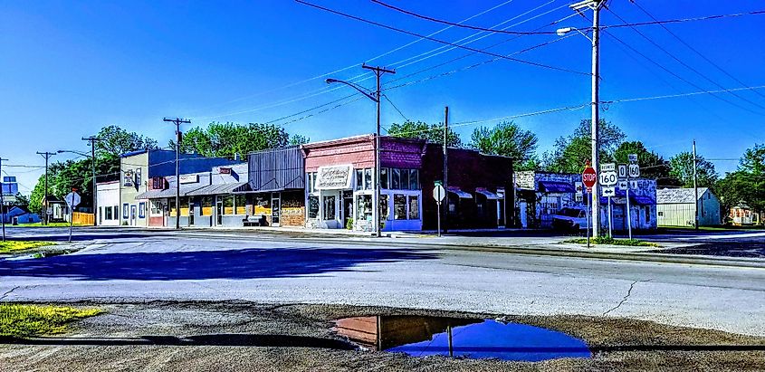 Downtown Willard, Missouri.