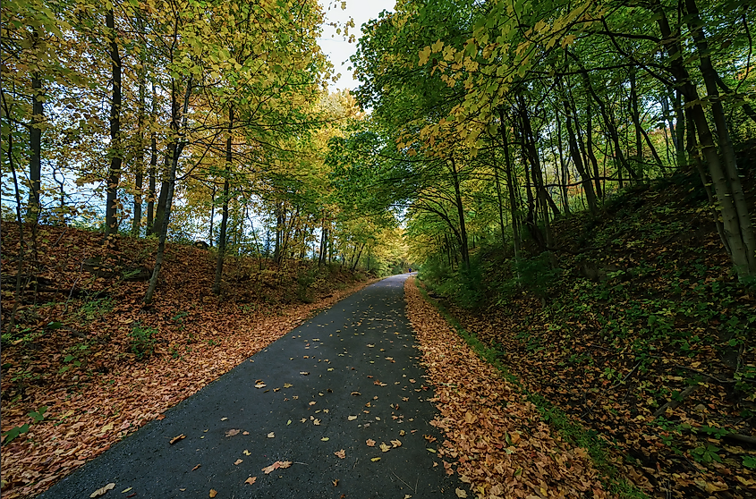 The Mountour Trail, Pennsylvania.