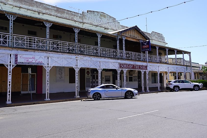 A hotel in Coonamble, New South Wales.
