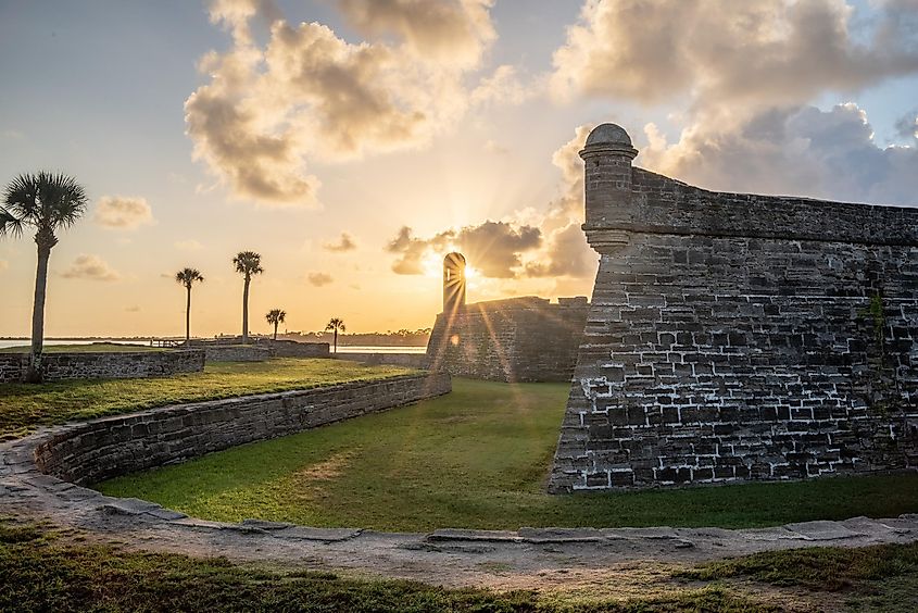 Castillo de San Marcos in St. Augstine Florida