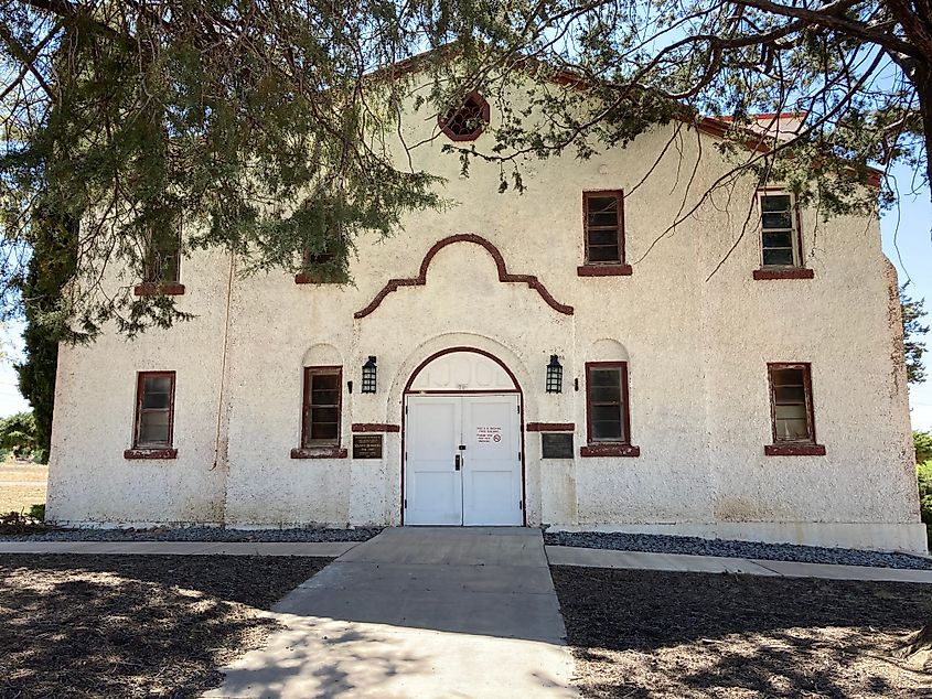 Historic building at Fort Bayard, New Mexico.